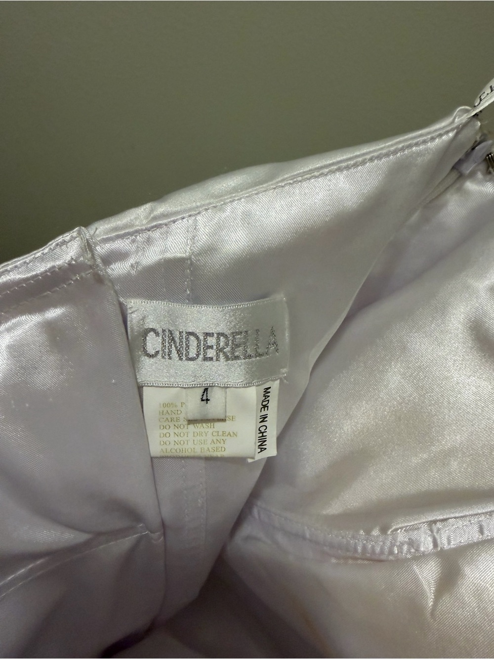 Cinderella Ivory Satin Bridal Gown with Beaded Sweetheart Neckline - Picture 4 of 6